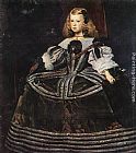Diego Rodriguez De Silva Velazquez Famous Paintings - Portrait of the Infanta Margarita